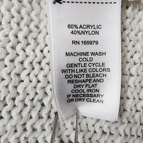 Cable & Gauge Cardigan Womens M Cream Hooded Open Front Long Sleeve Knit Pockets - Picture 5 of 9